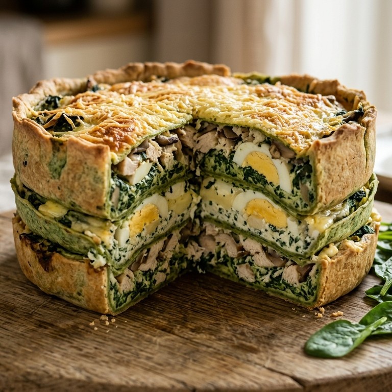 Spinazie wrap taart recept