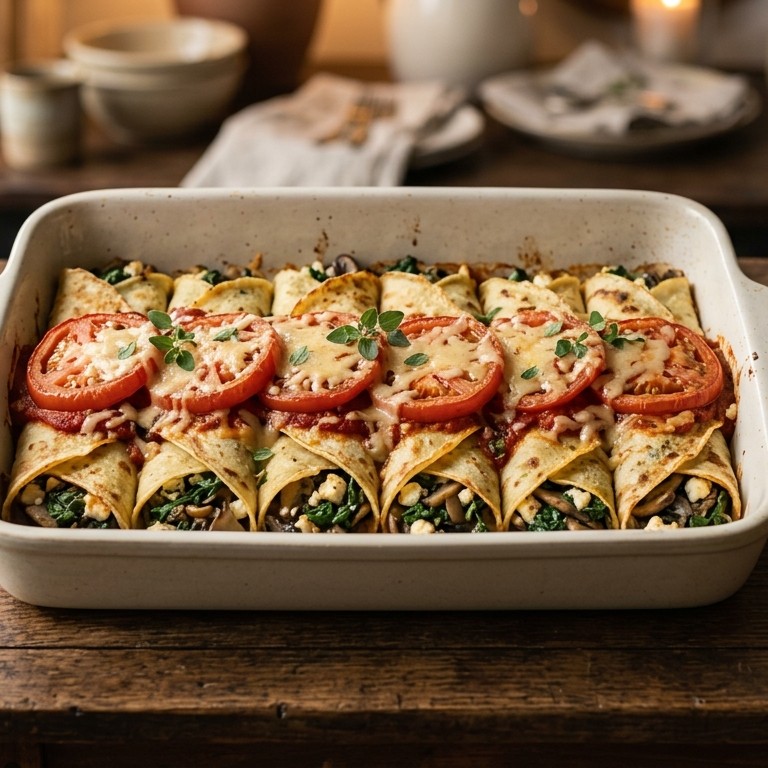 Spinazieflensjes met feta voor buffet recept