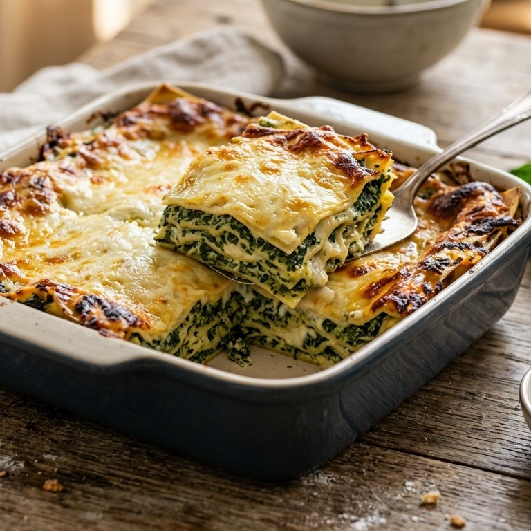 Spinazielasagne recept