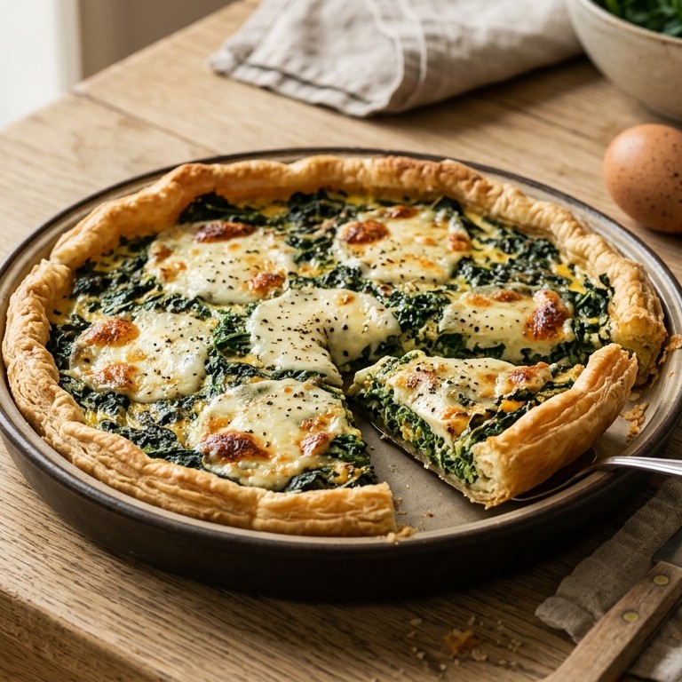 Spinazietaart recept