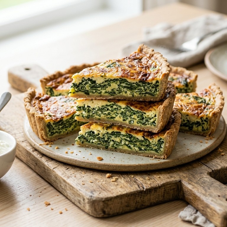 Spinazietaartpunten recept