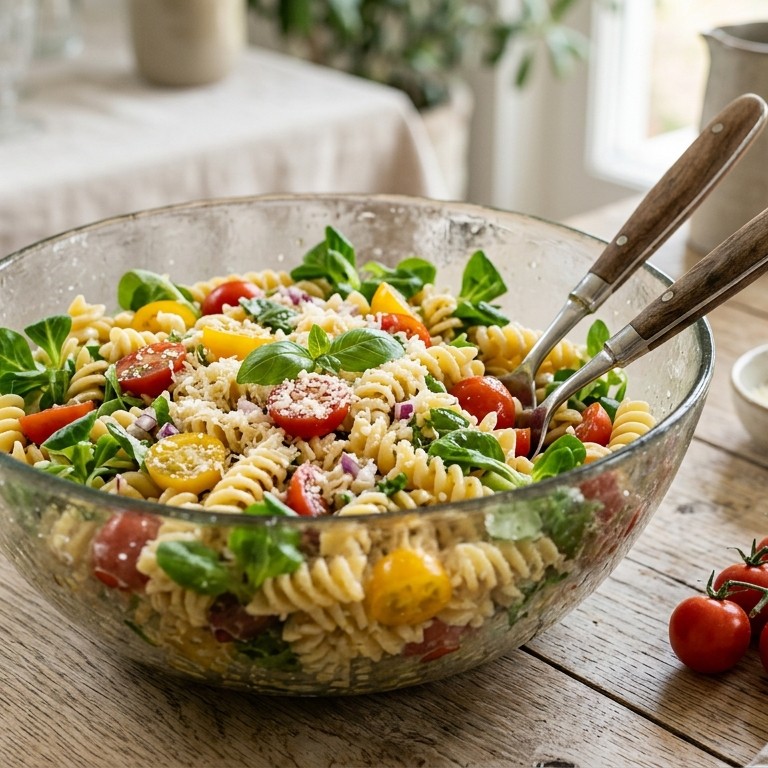 Spiraalmacaroni met tomaat recept