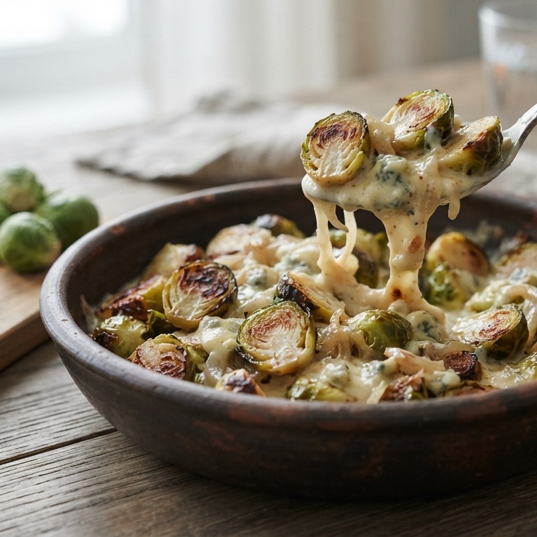 Spruiten in gorgonzolasaus recept