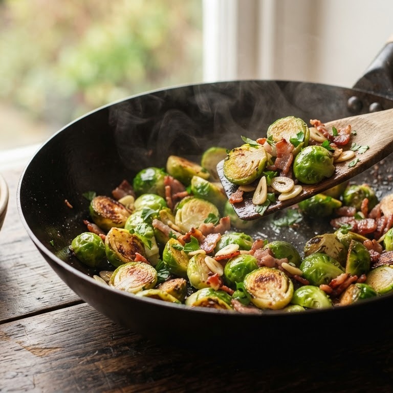 Spruitjes in de wok recept