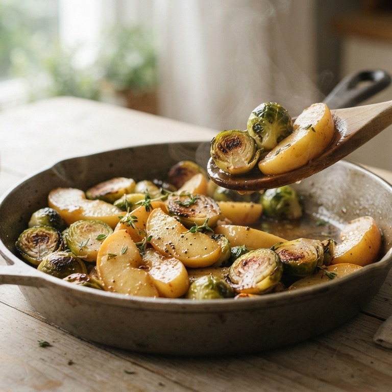 Spruitjes met appel recept