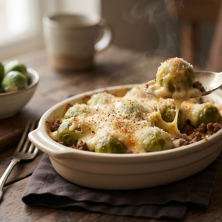 Spruitjes met kaassaus recept