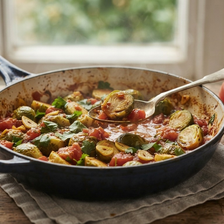 Spruitjes met tomatenblokjes recept