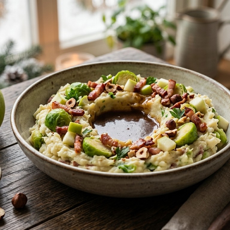 Spruitjesstamp met appel recept
