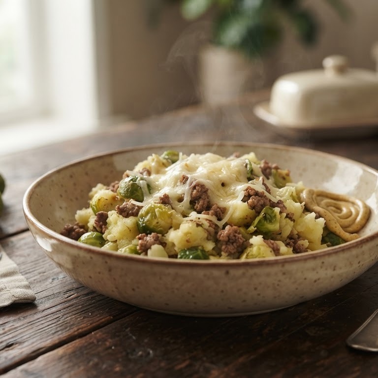Spruitjesstampot recept