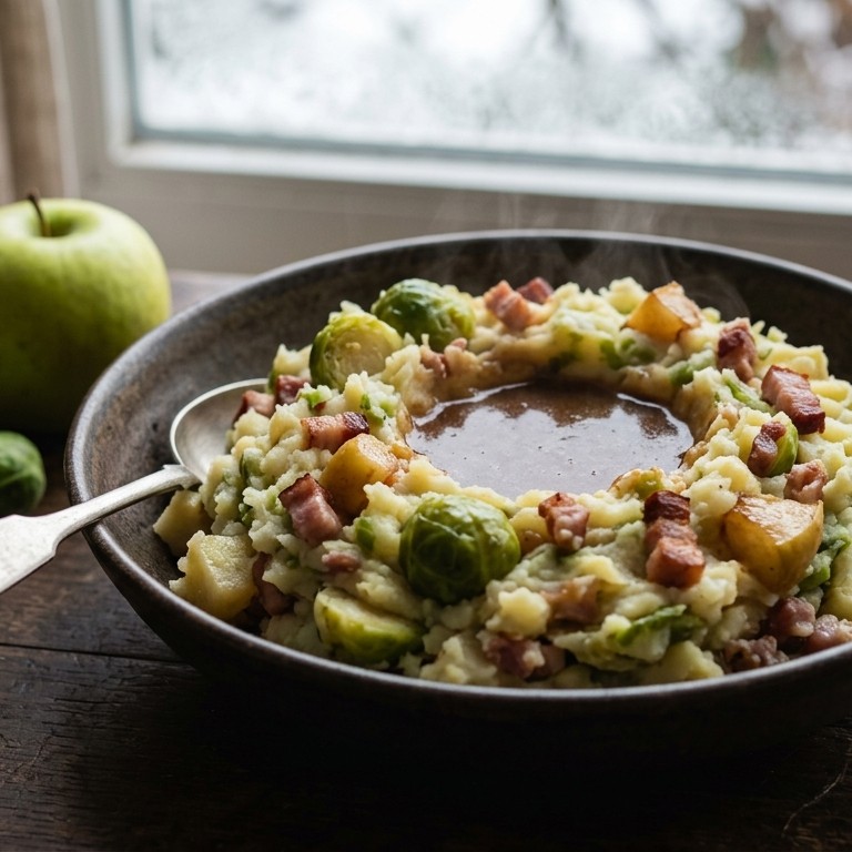 Spruitjesstamppot met appels recept