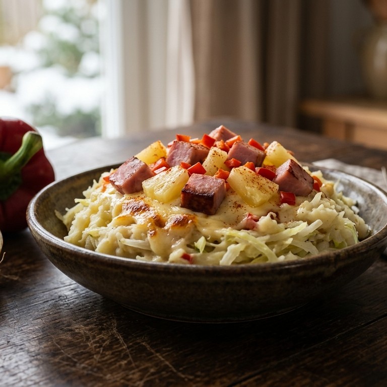 Stampot andijvie met ham en kaas recept