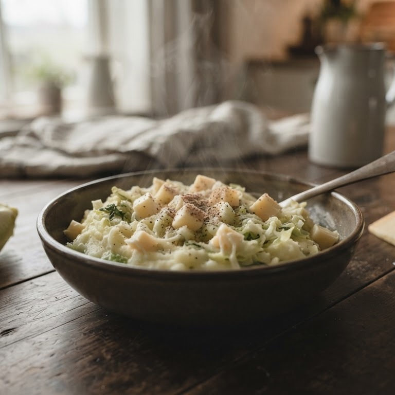 Stamppot rauwe andijvie met kaas recept