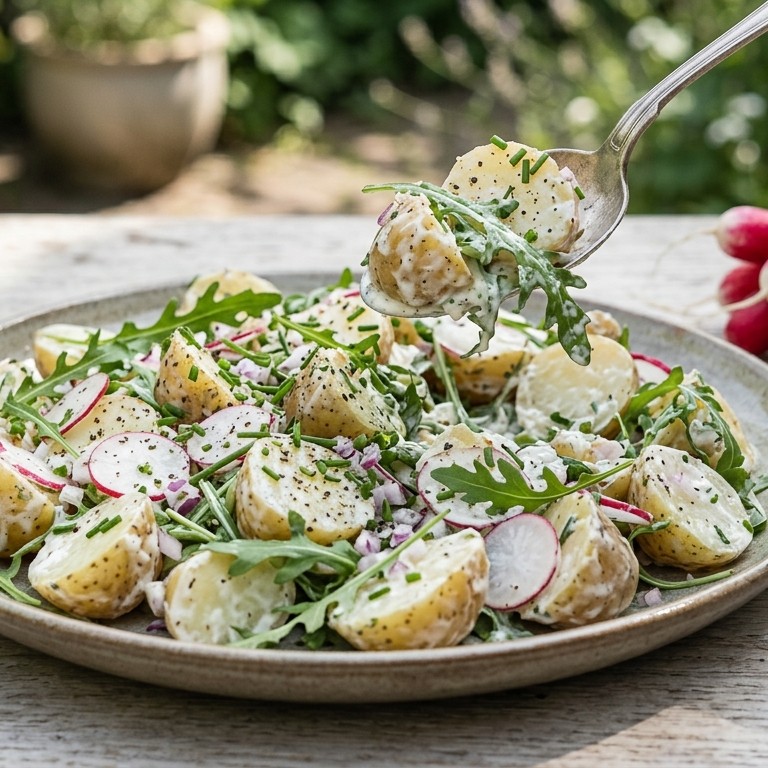 Stevige aardappelsalade recept