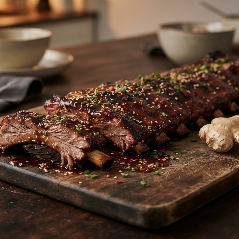 Sticky spareribs recept