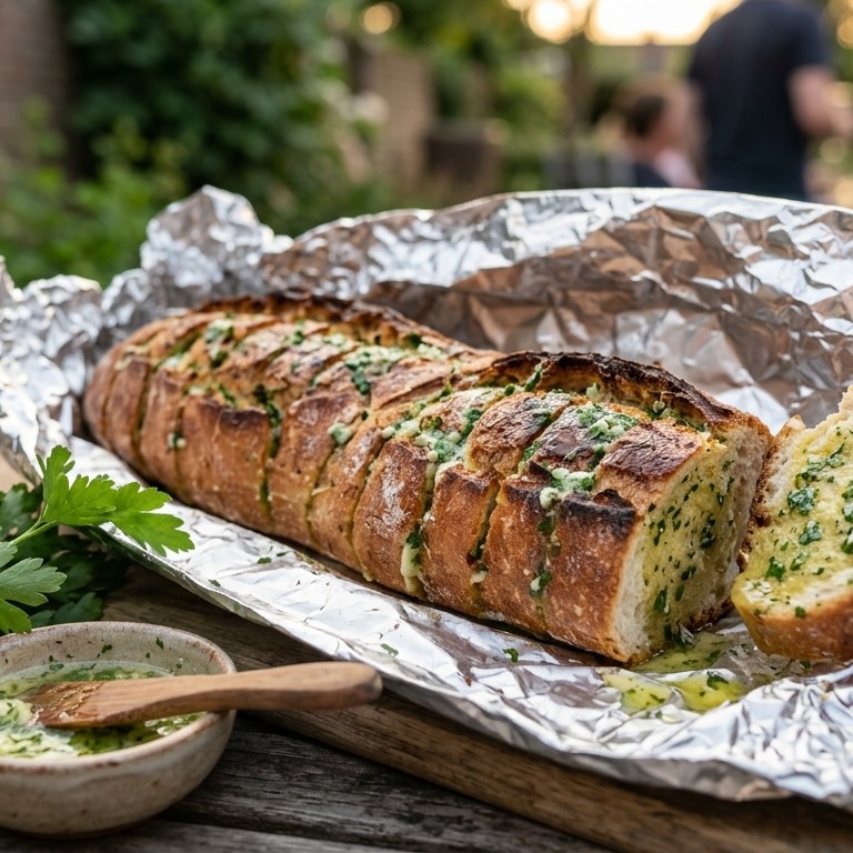 Stokbrood kruidenboter met knoflook recept