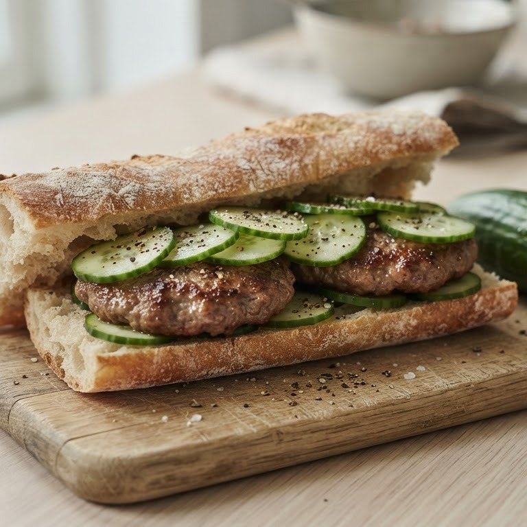 Stokbrood tartaar-komkommer recept