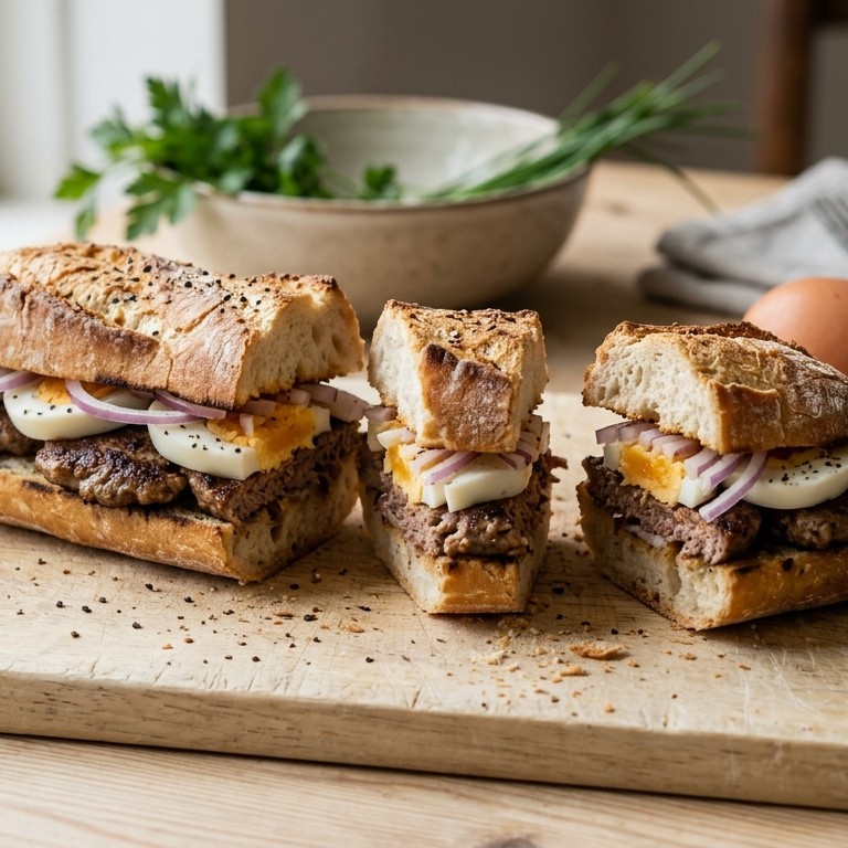 Stokbrood tartaar-ui-ei recept