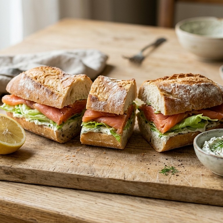 Stokbrood zalm-paturain recept