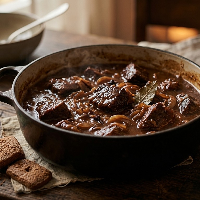 Stoof met bastognekoeken recept