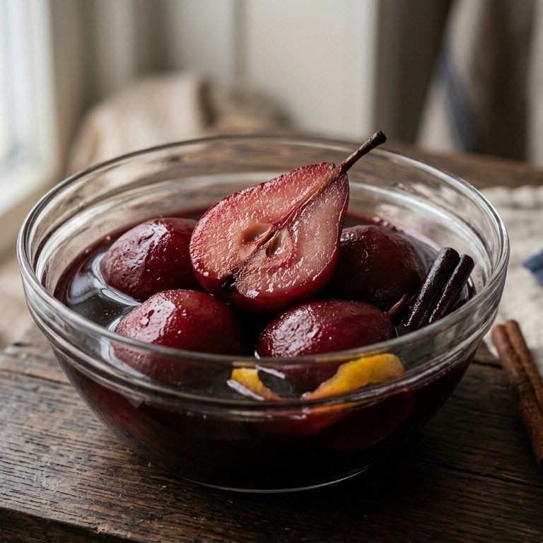 Stoofpeertjes op de ouderwetse manier in de slowcooker recept