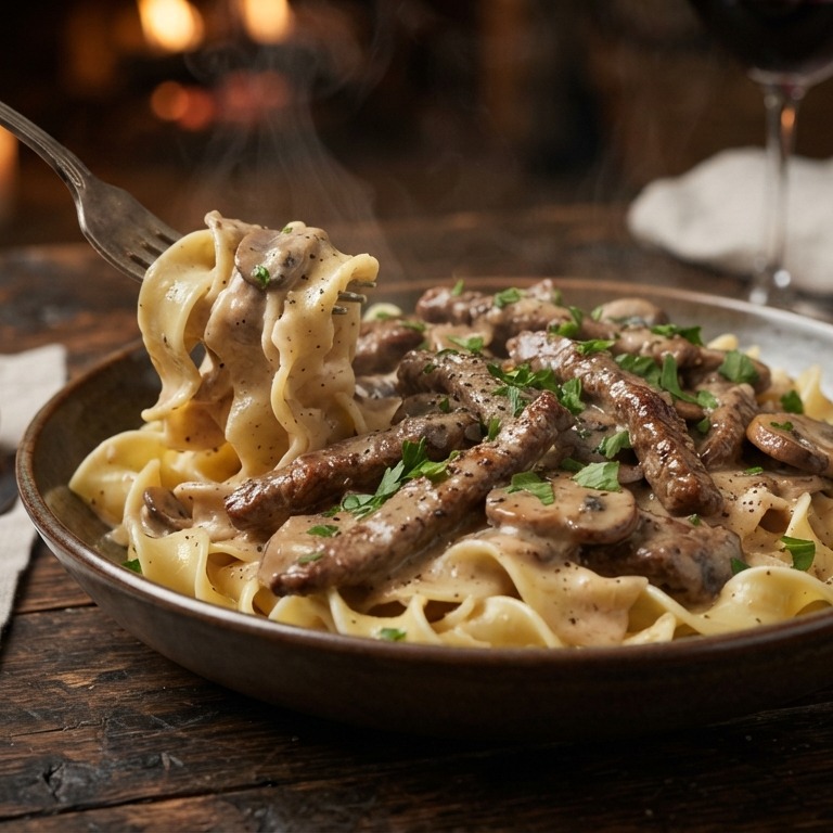 Stroganoff recept
