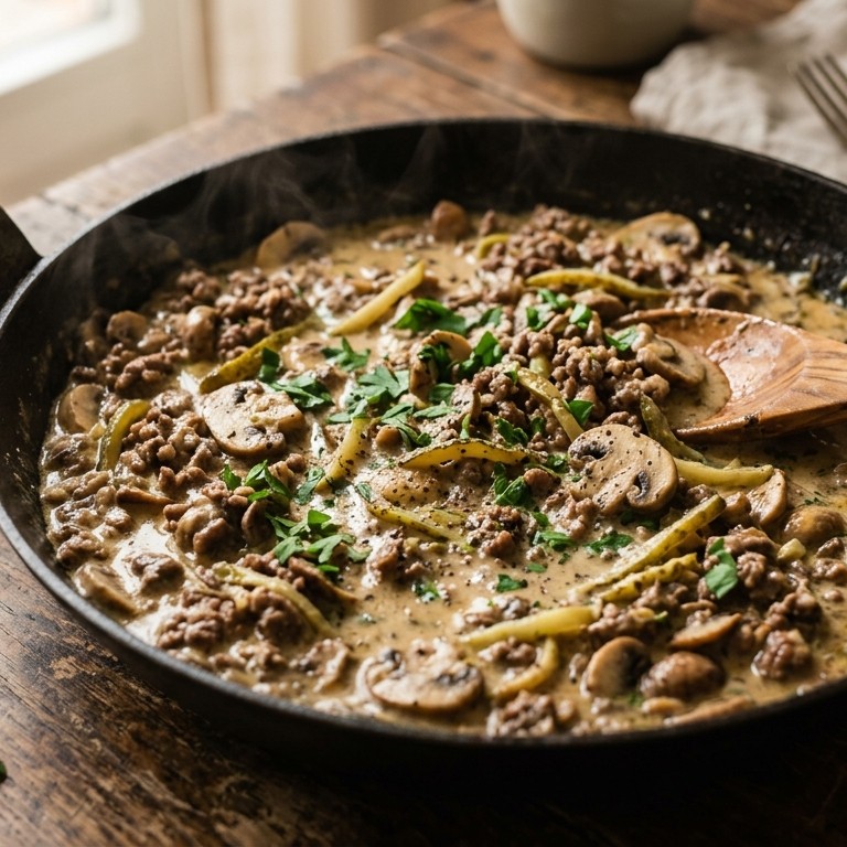 Stroganoff gehaktragout recept