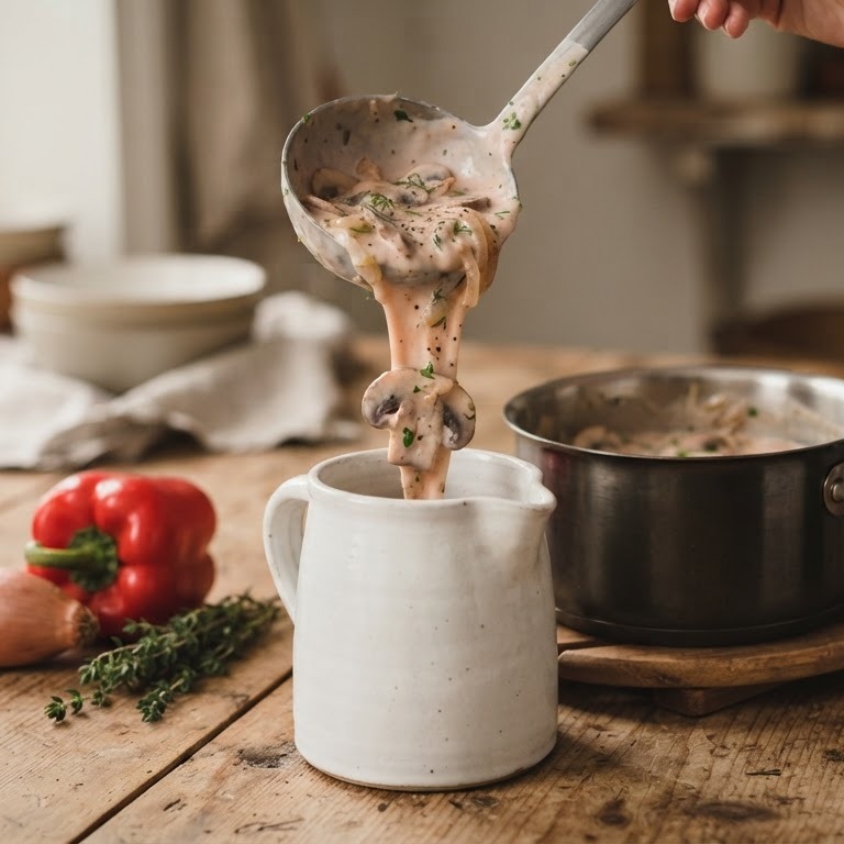 Stroganoffsaus recept