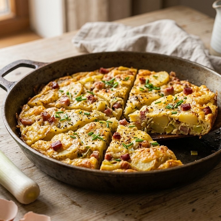 Studenten aardappeltaart / Tortilla recept