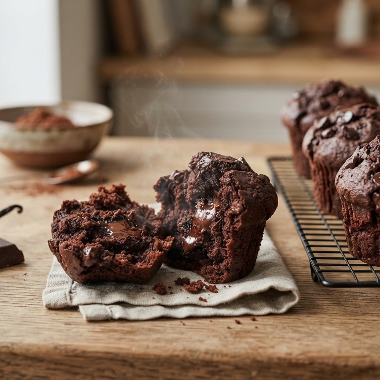 Super chocolade muffins recept