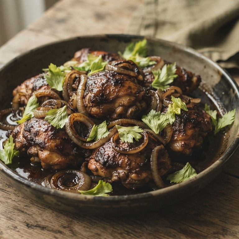 Surinaamse kip met ketjap bakkruiden recept