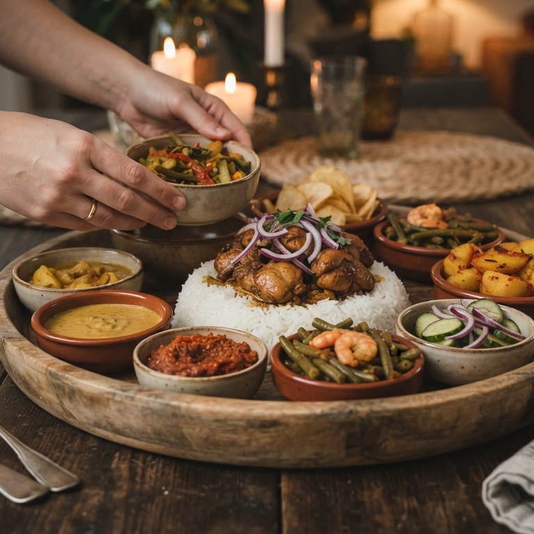 Surinaamse rijsttafel recept