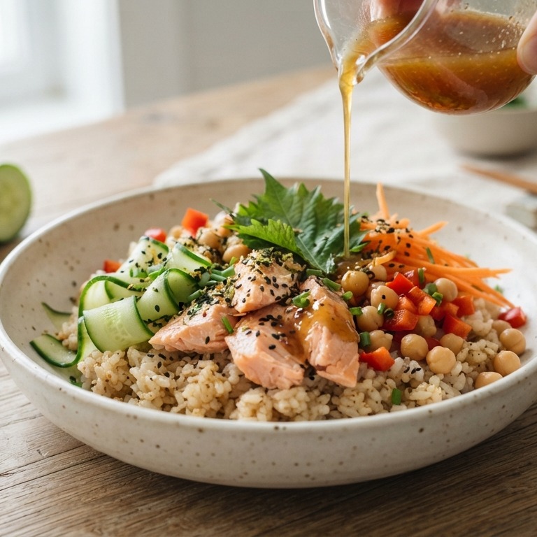 Sushi rijstsalade maaltijdsalade recept
