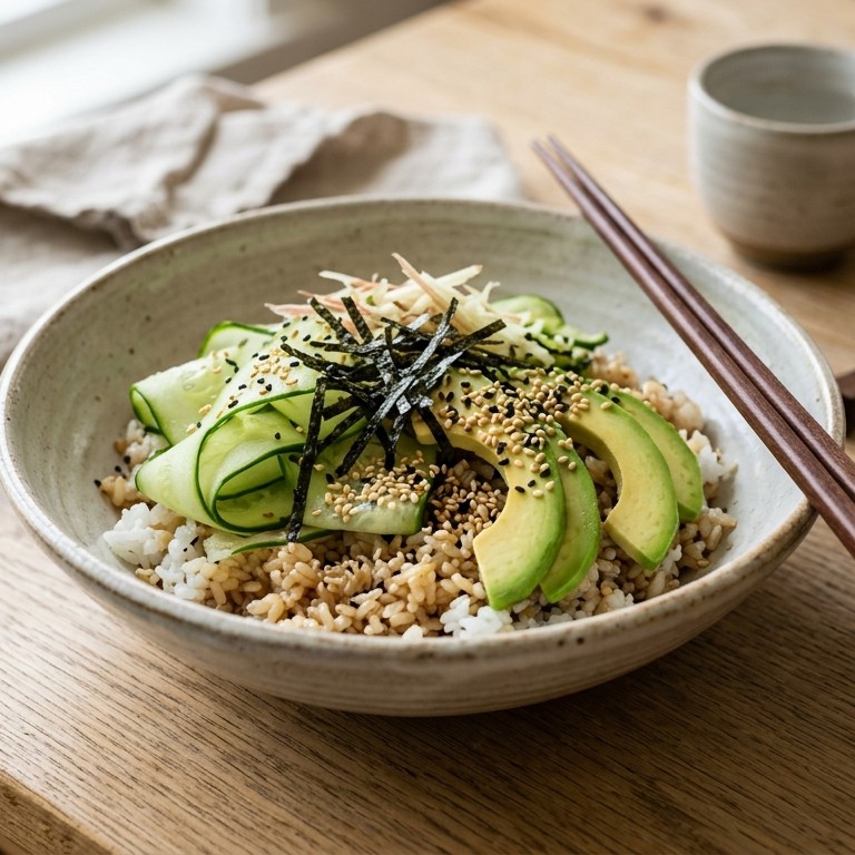 Sushi salade recept