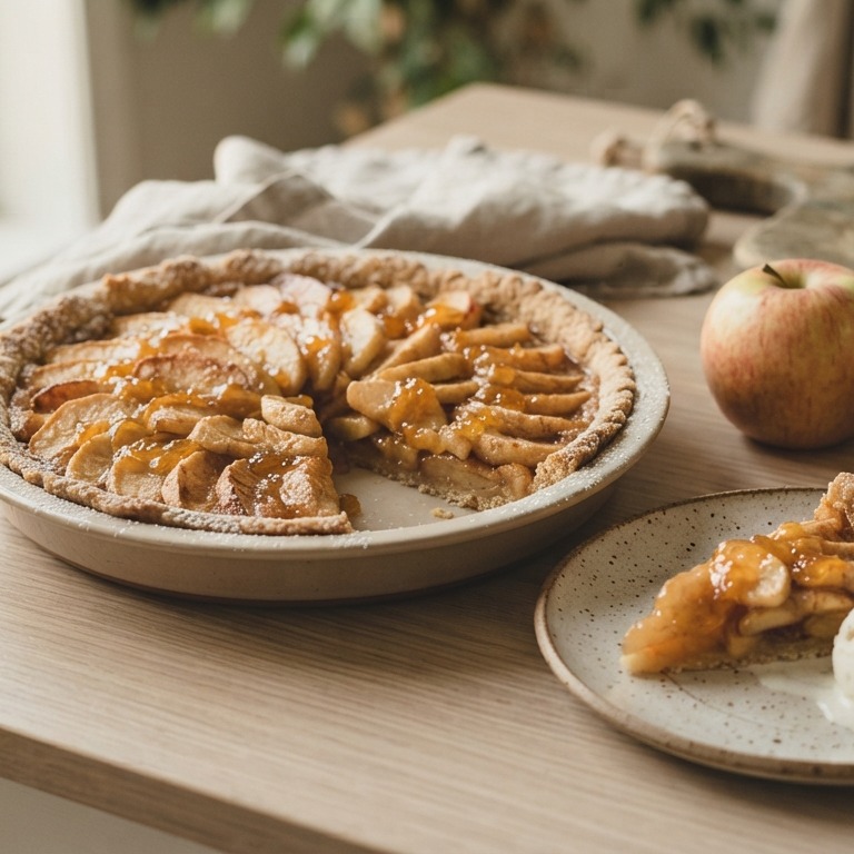 Taart Appel met marmelade recept