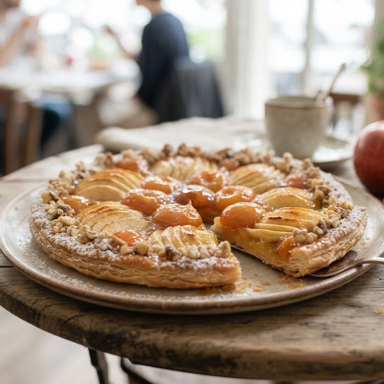 Taart Appel uit Frankrijk met abrikozen recept