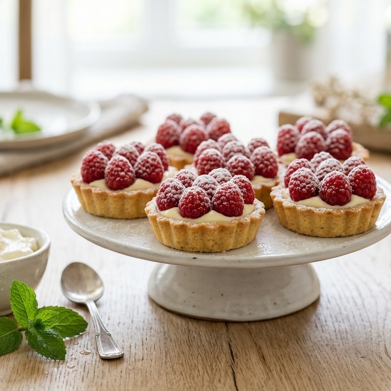 Taartjes met frambozen en mascarponecrème recept
