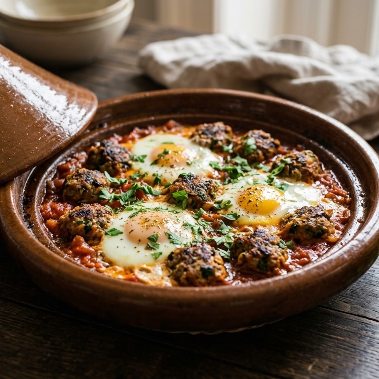 Tagine gehakt met ei recept