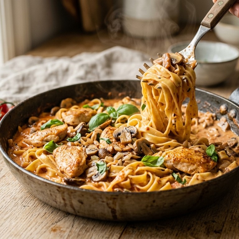 Tagliatelle a la mama recept