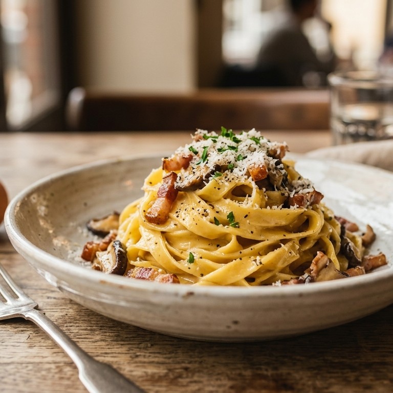 Tagliatelle Carbonara recept