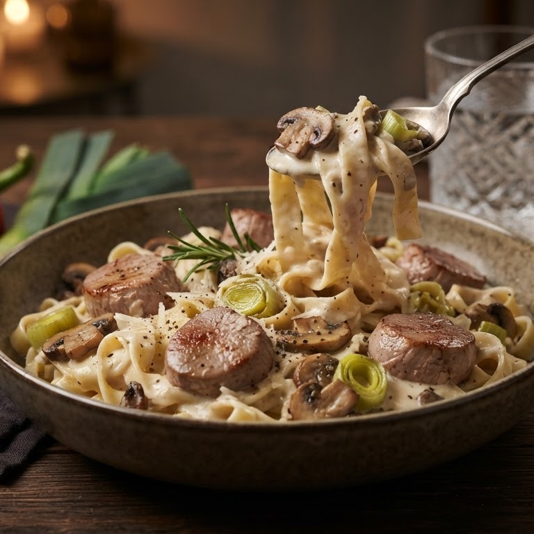 Tagliatelle met roomsaus recept
