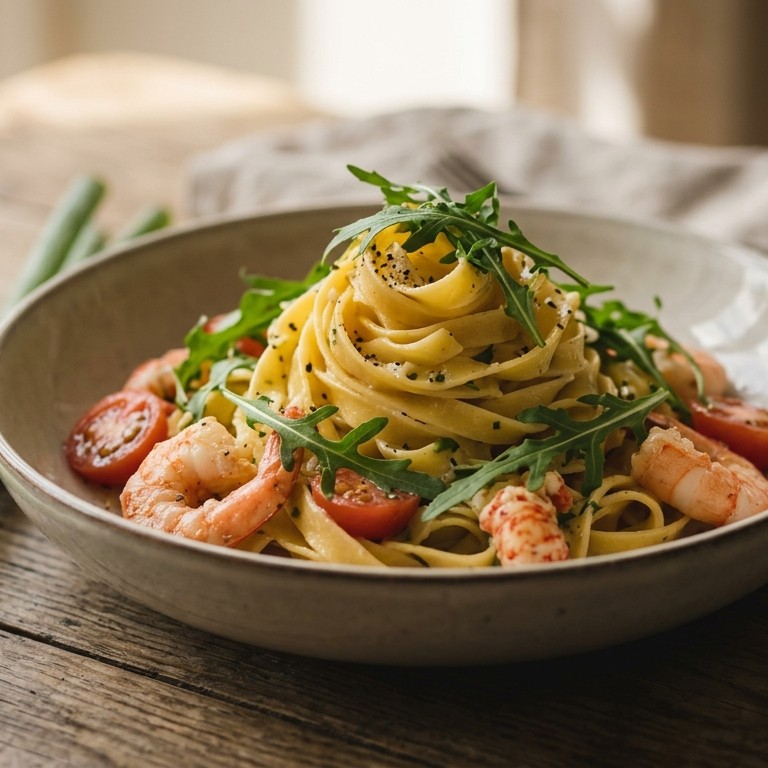 Tagliatelle met zeevruchten recept