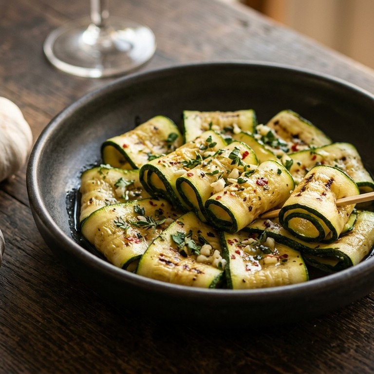 Tapas gemarineerde courgettes recept