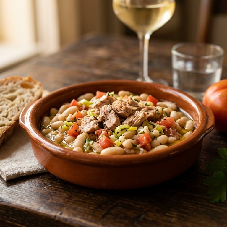 Tapas witte bonen met tonijn recept