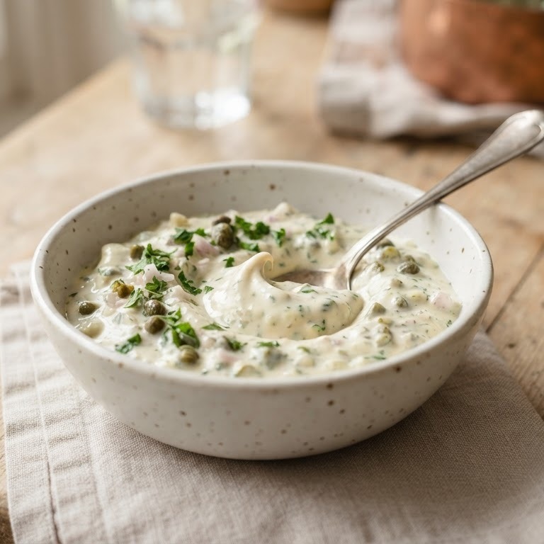Tartaarsaus (verse) recept