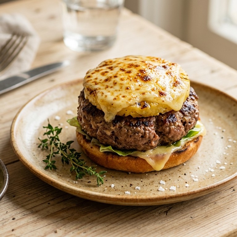 Tartaartje met een dakje van kaas recept