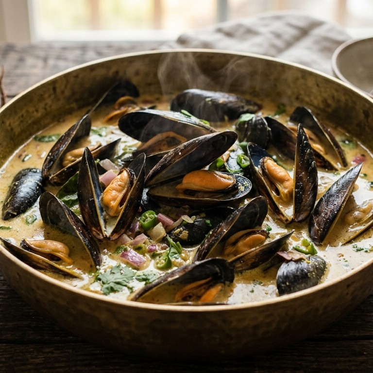 Teesryo (Gestoomde mosselen) recept