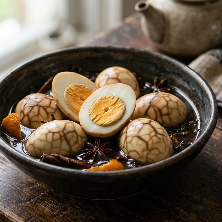 Telor Cina (gekleurde eieren) recept