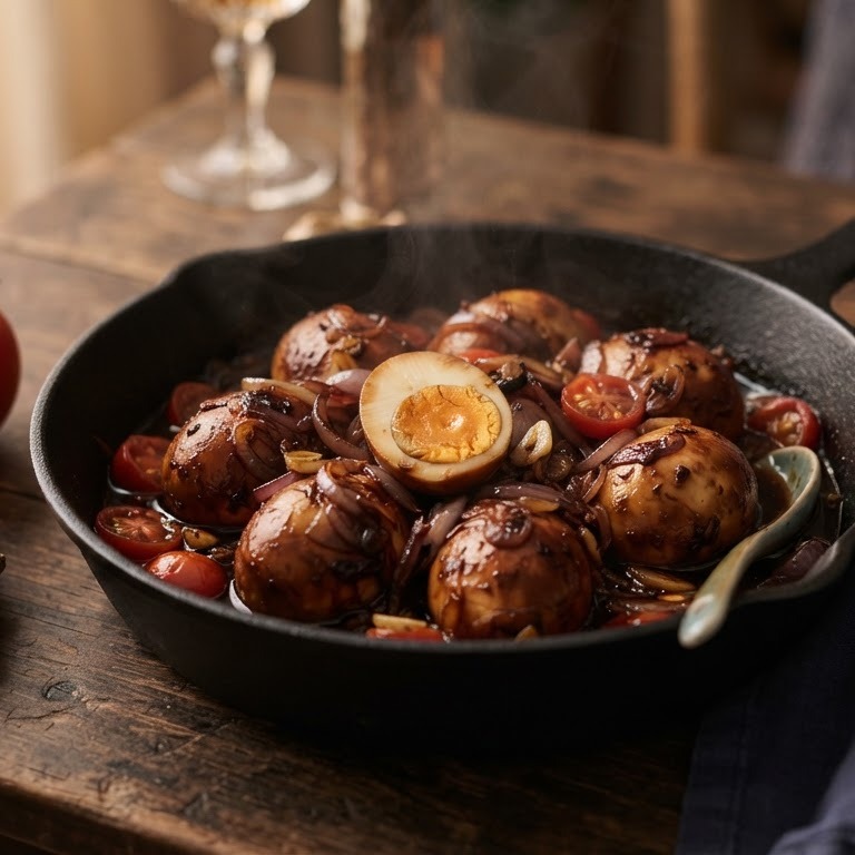 Telor ketjap (eieren) recept