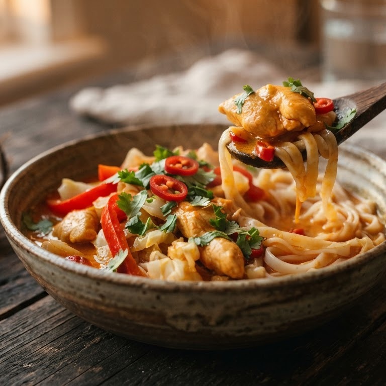Thaise curry recept