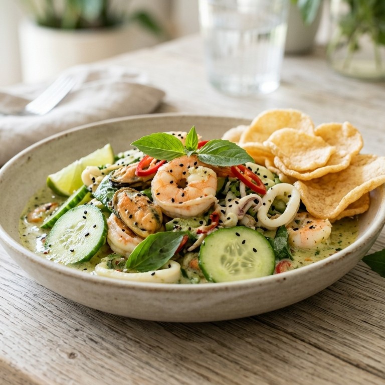 Thaise currysalade recept